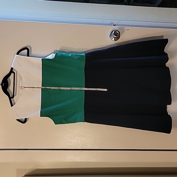 Tommy Hilfiger Color Block Fit & Flare Dress - 18 - Picture 4 of 7